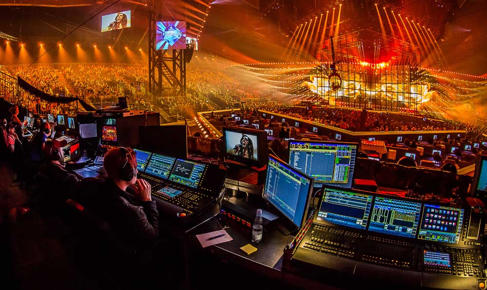 Jon at the lighting desk